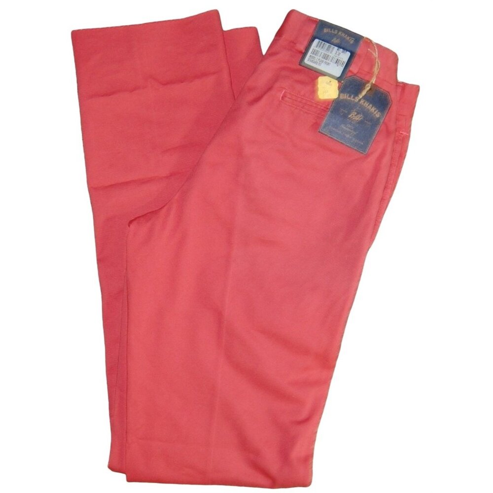 Vintage Bills Khakis Model 2 Plain Front Standard Fit Pants Men's Waist 32 NWT